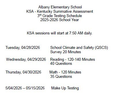 3rd Grade KSA