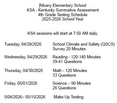 4th Grade KSA