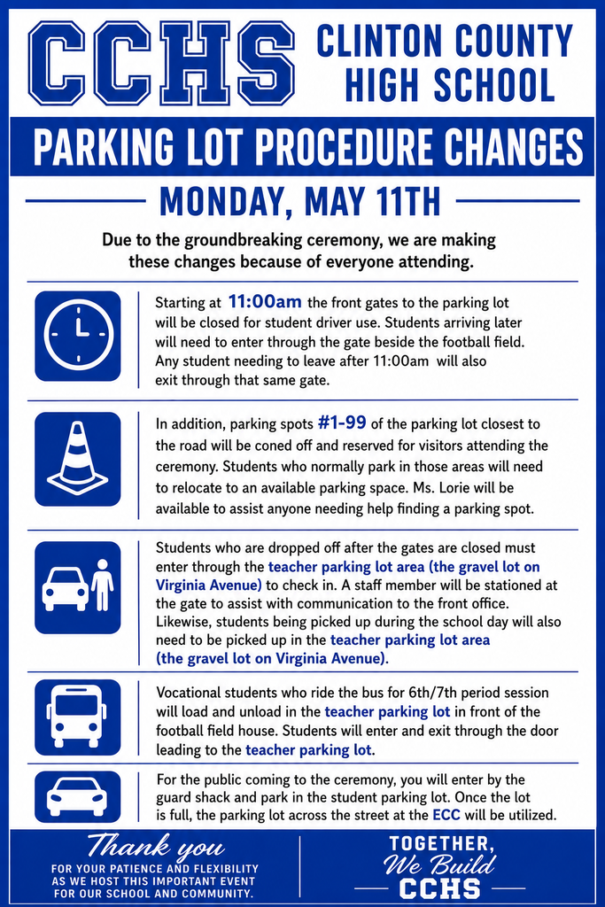 CCHS Parking Procedures