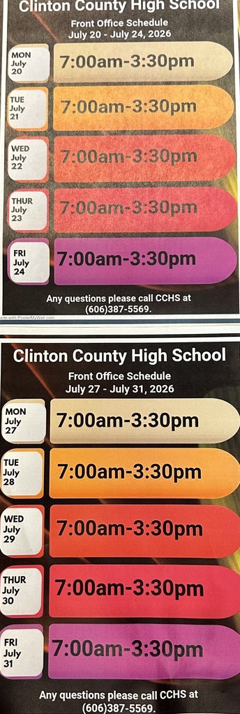 Summer Schedule 5