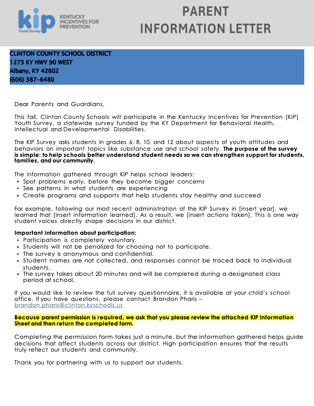 2026 KIP Survey