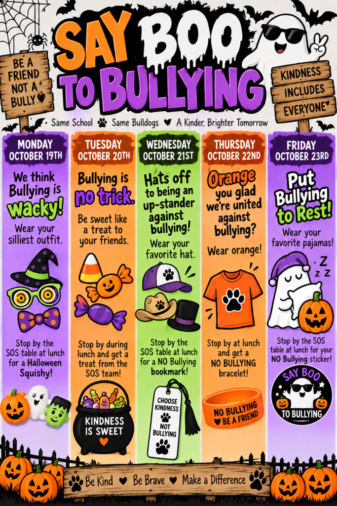 2026 Boo To Bullying Week