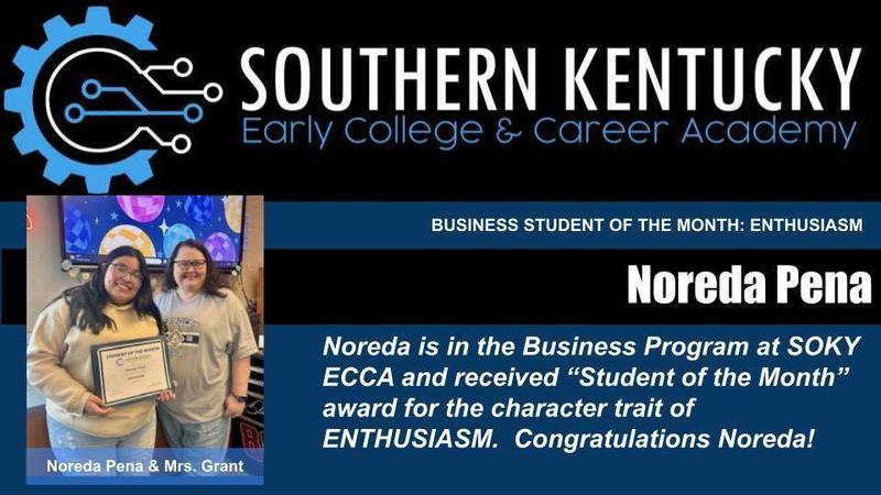 September Students of the Month