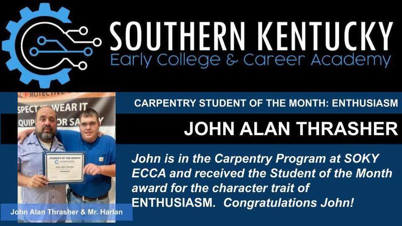 September Students of the Month