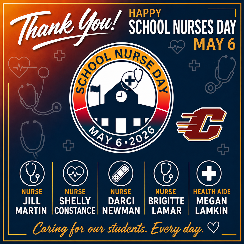 Thank you! Happy School Nurse Day Graphic