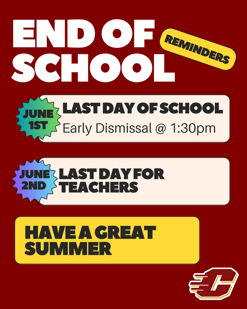 End of school reminder
