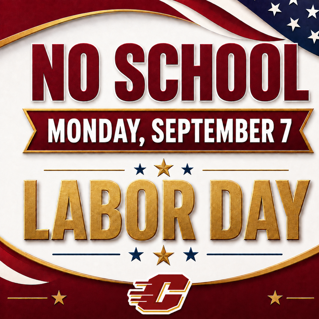 No School Monday September 7th
