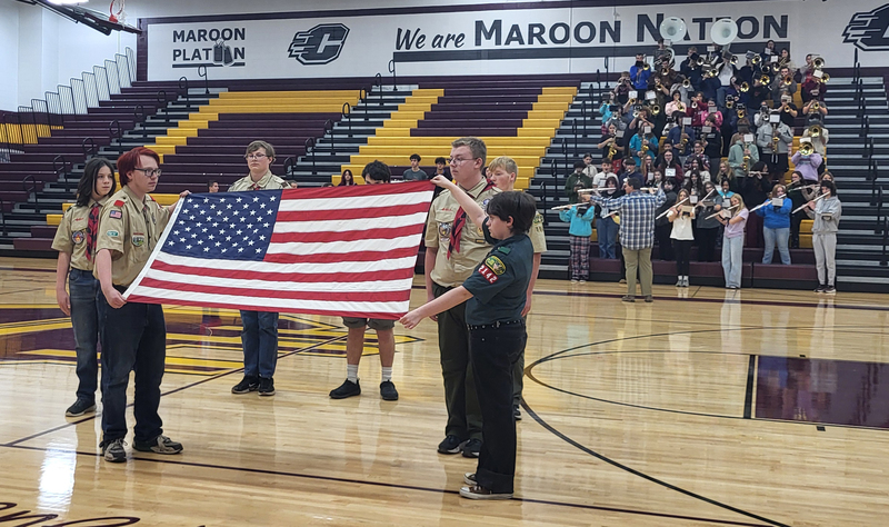Presentation of the Flag