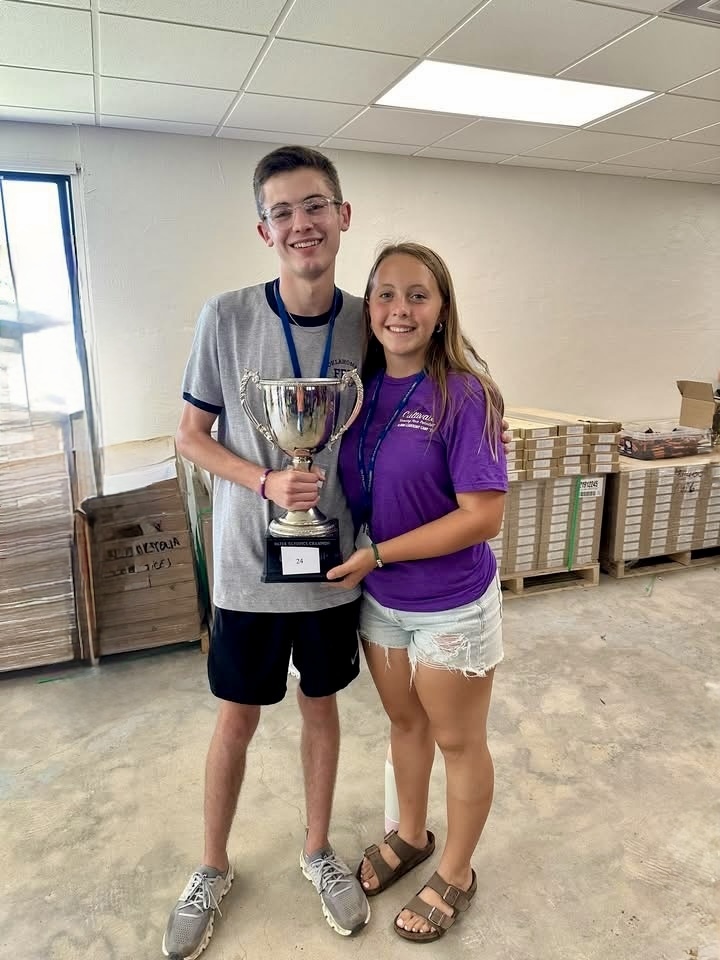 Clinton FFA members at Leadership Camp