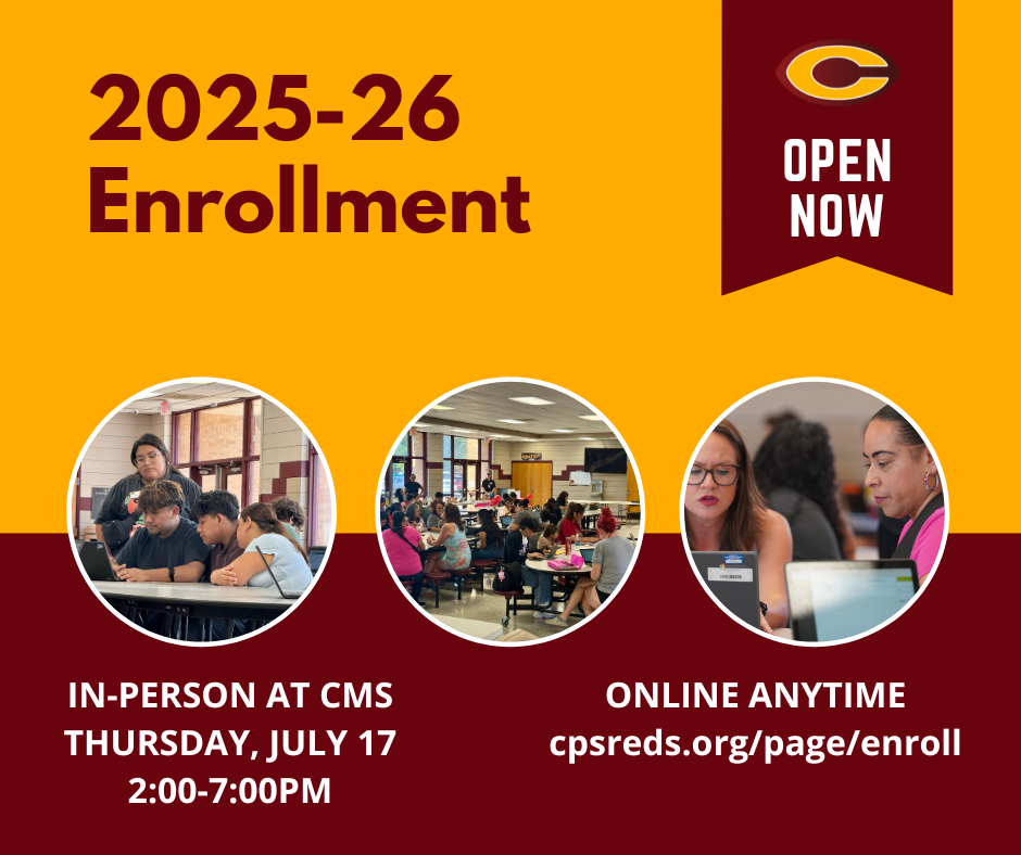 25-26 Enrollment with photos of today's enrollment