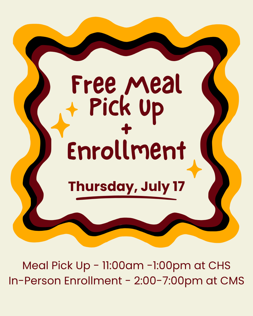 Free meal pick up plus enrollment