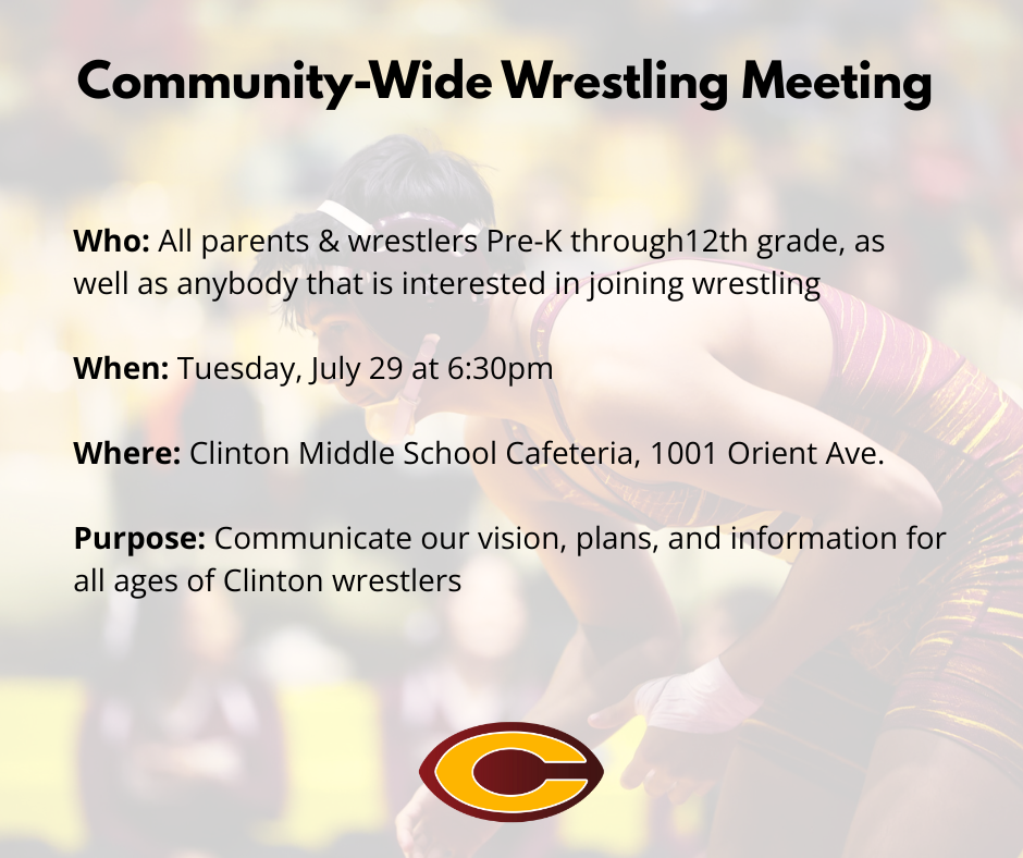 Community-Wide Wrestling Meeting