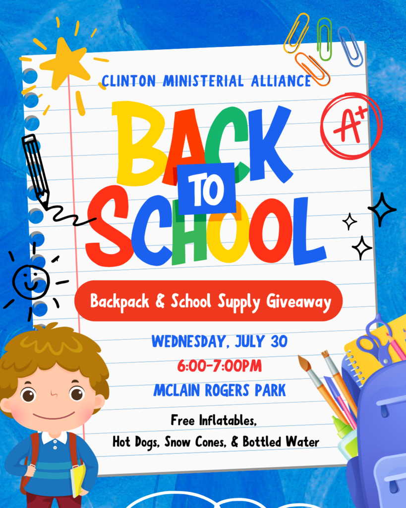 Clinton Ministerial Alliance Back to School giveaway