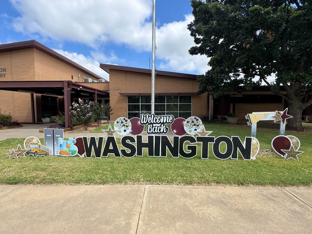 Washington Elementary photo op