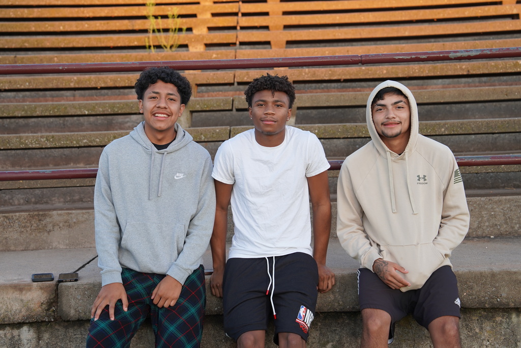 Students at Senior Sunrise
