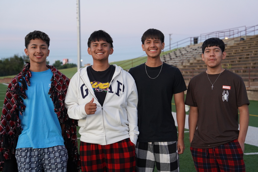 Students at Senior Sunrise