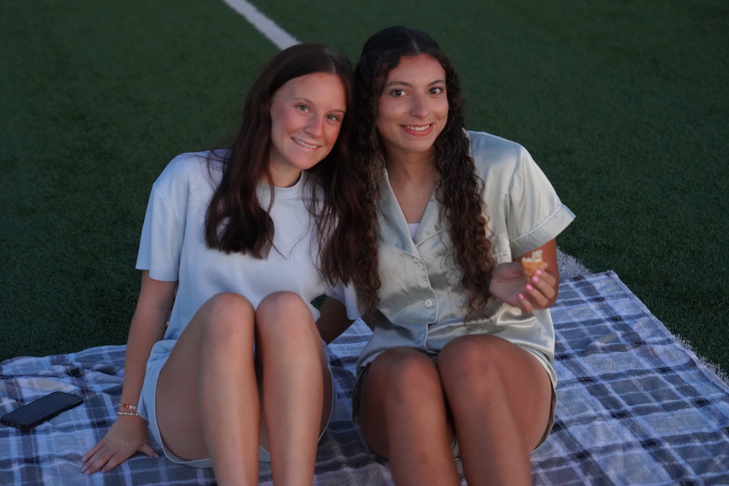 Students at Senior Sunrise