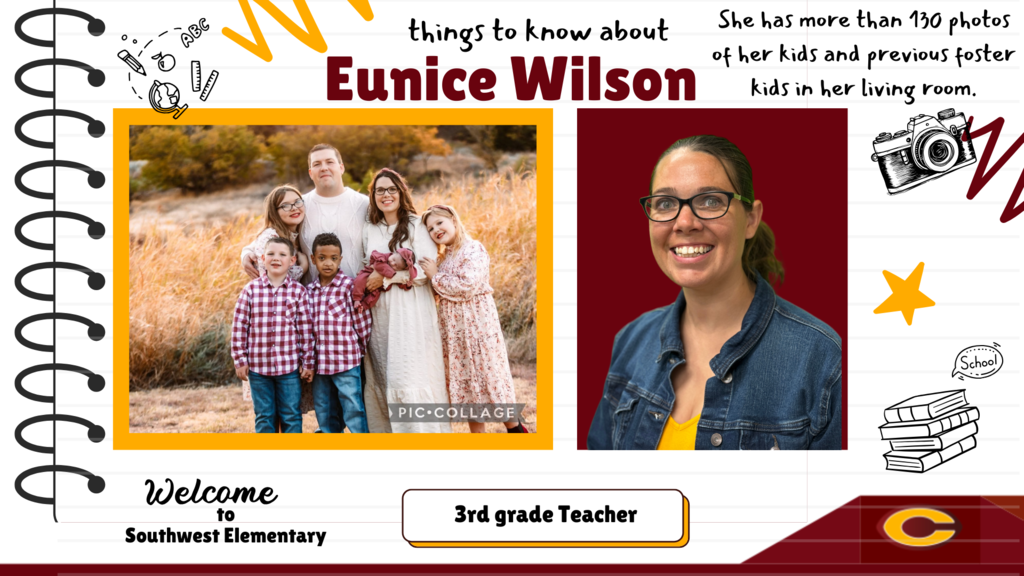 SW new teacher Eunice Wilson