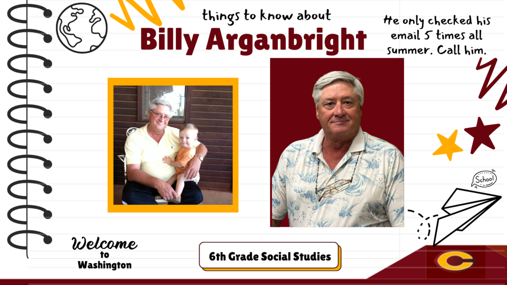 New WES teacher Billy Arganbright