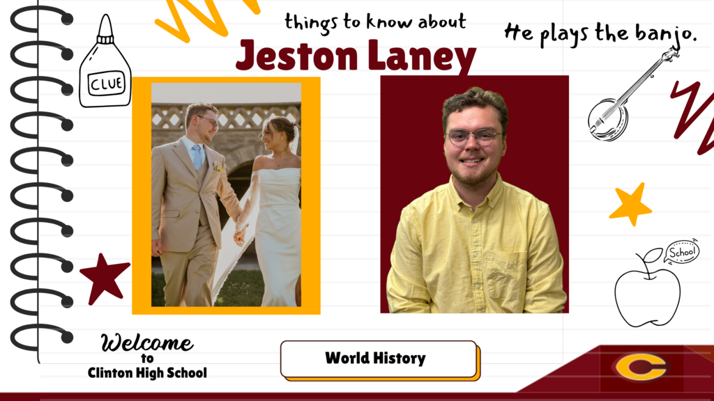 New CHS Teacher Jeston Laney