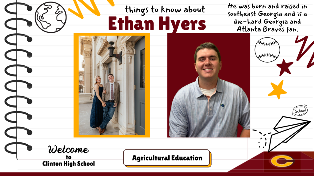 New CHS Teacher Ethan Hyers