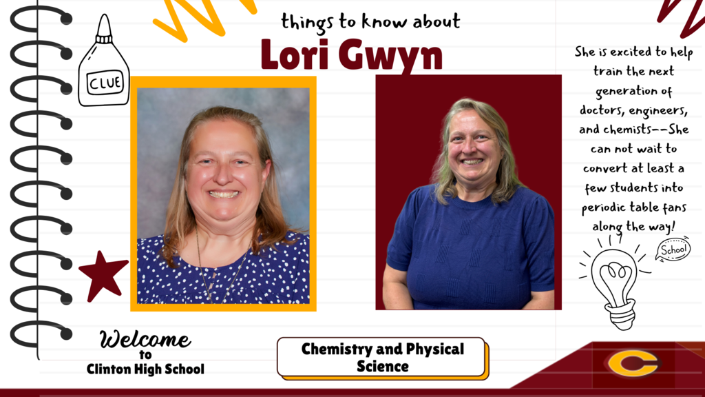New CHS Teacher Lori Gwyn