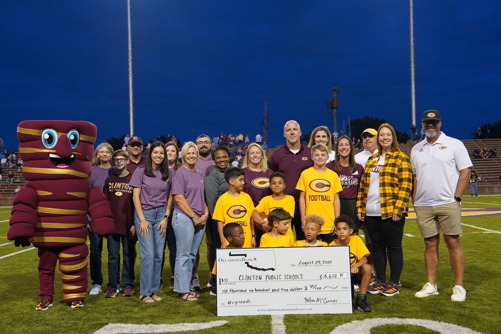 OB&T presenting check to CPS