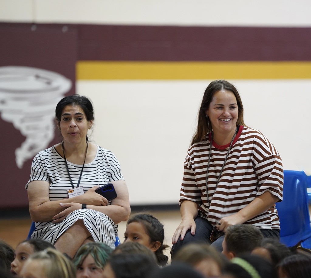 Teachers at the K-pop Words Matter assembly
