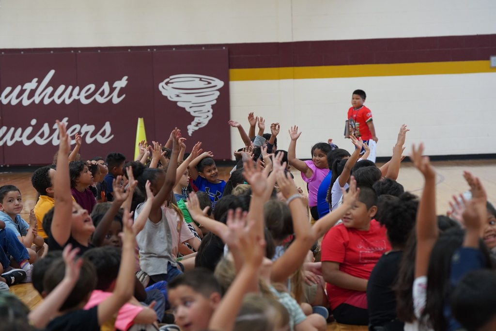 SW students at the K-pop Words Matter assembly