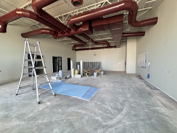 the new CMS choir room