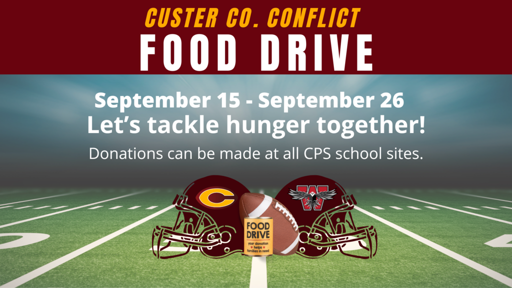 Custer County Conflict Food Drive