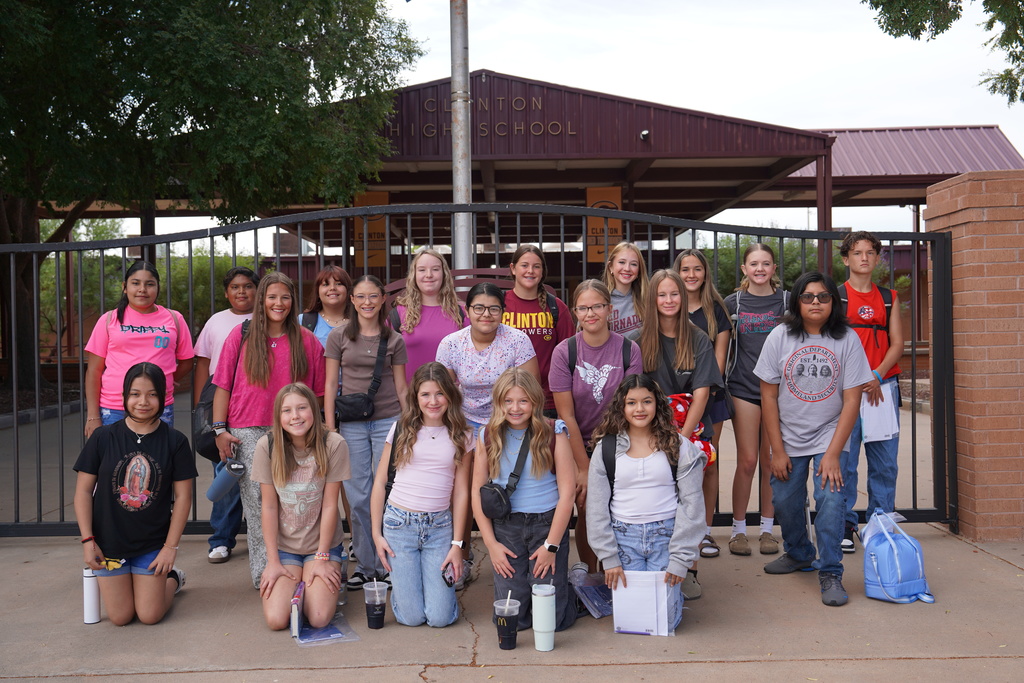 CMS Choir standing in front of CHS
