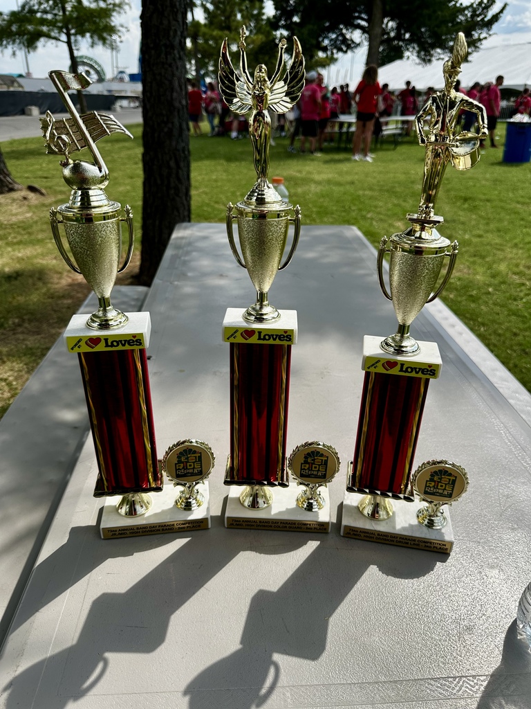 8th grade marching contest trophies