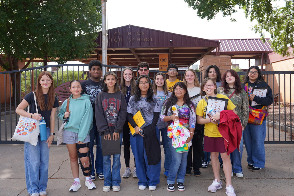 CHS Choir standing in front of CHS