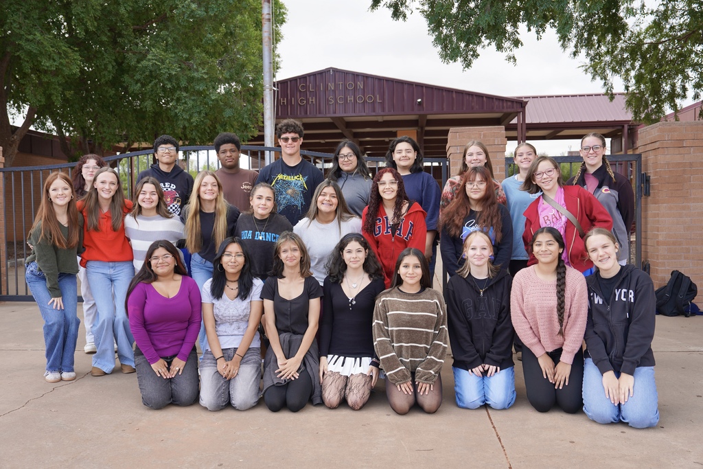 CHS Choir Members standing outside the high school