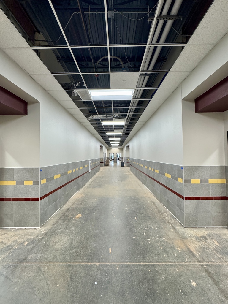 New CMS hallway