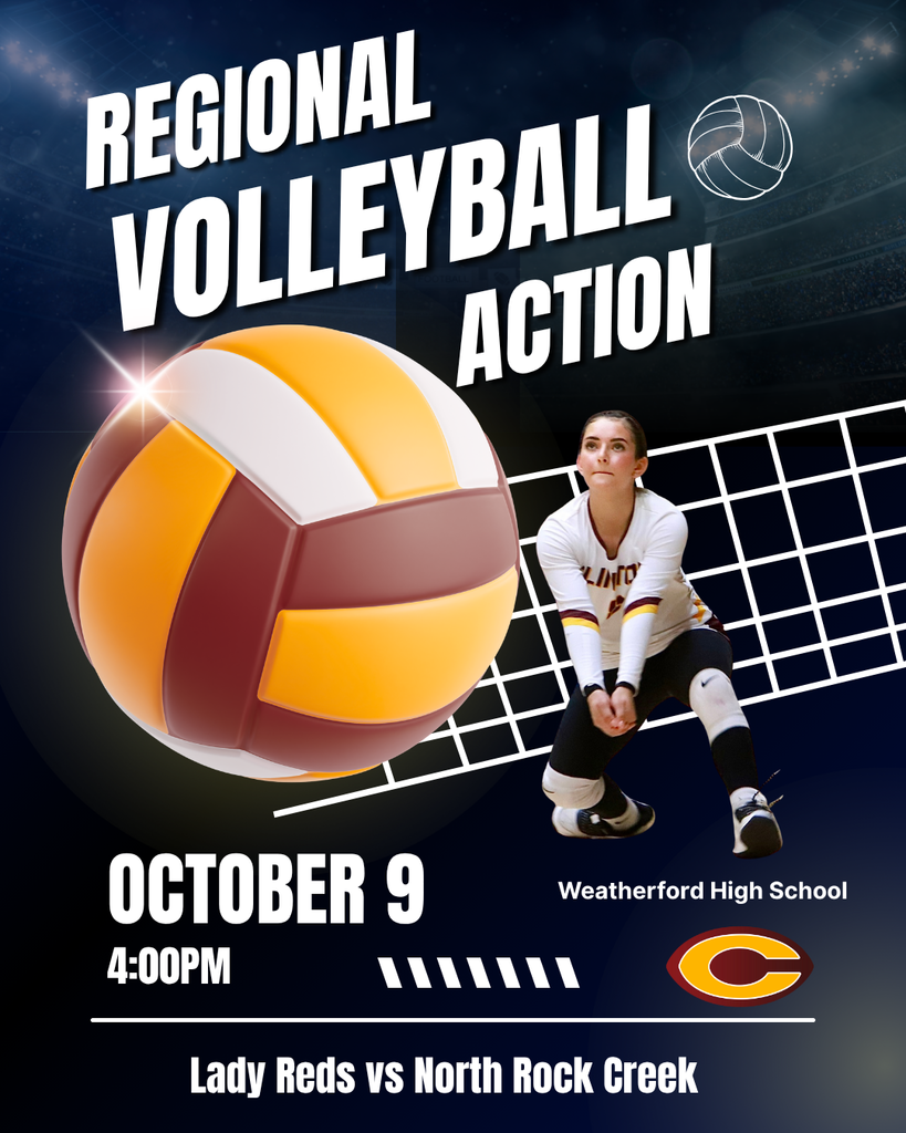 Lady Reds Regional Volleyball today at 4pm