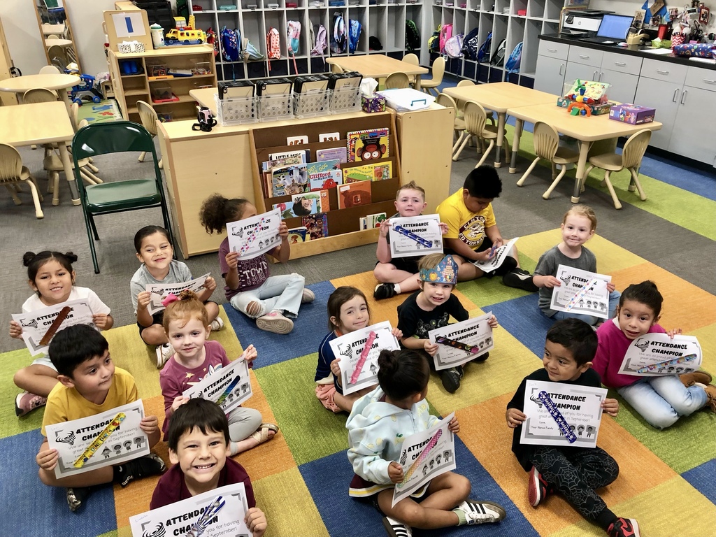 Nance students celebrating attendance