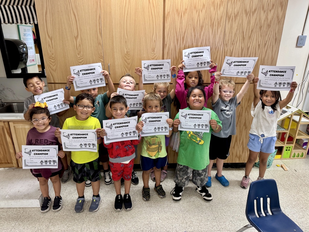 Nance students celebrating attendance