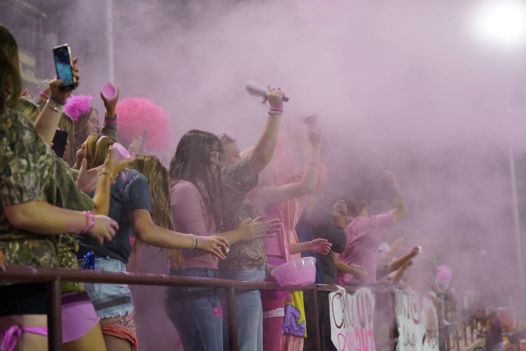 Student Section at Pink Out