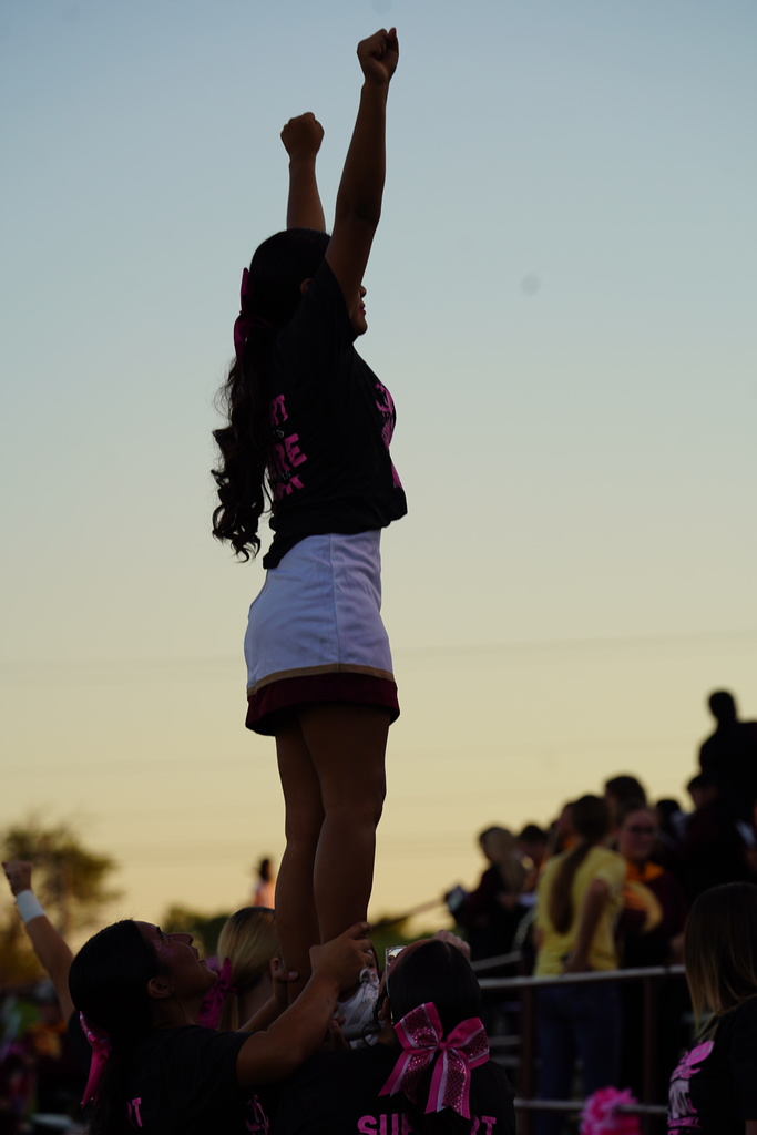 Cheer at Pink Out