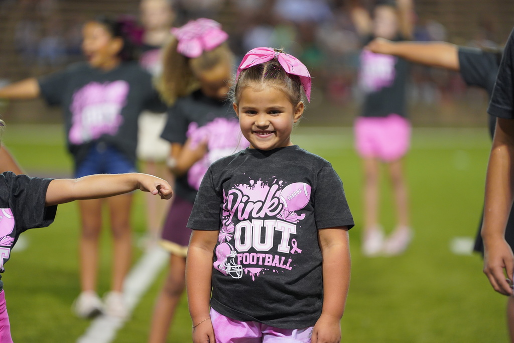 Little Cheer at Pink Out