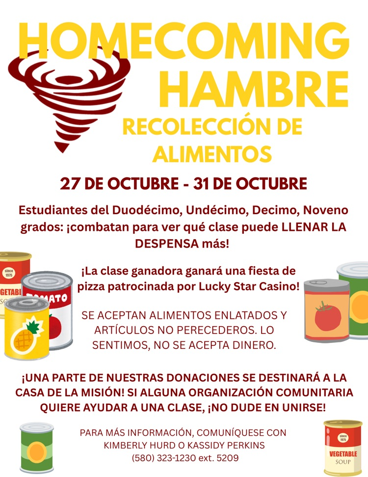 Homecoming Hunger Food Drive