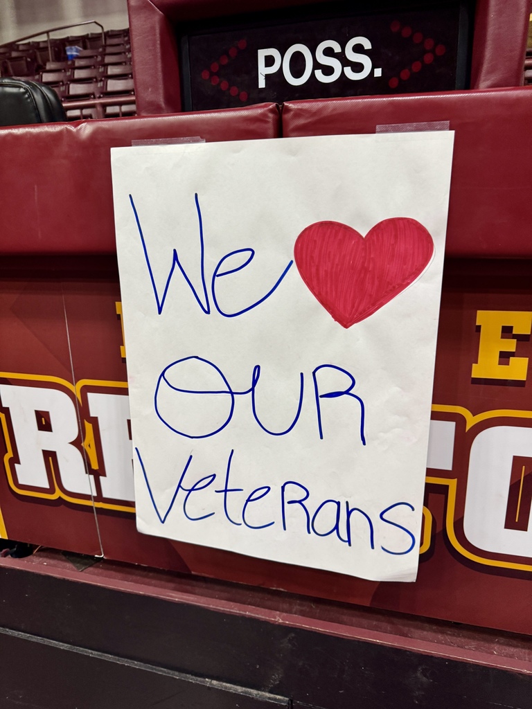 We love our veterans sign