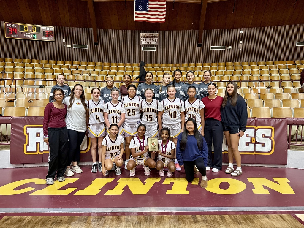 CMS Lady Whirlwinds 7th grade basketball team Tournament Champions