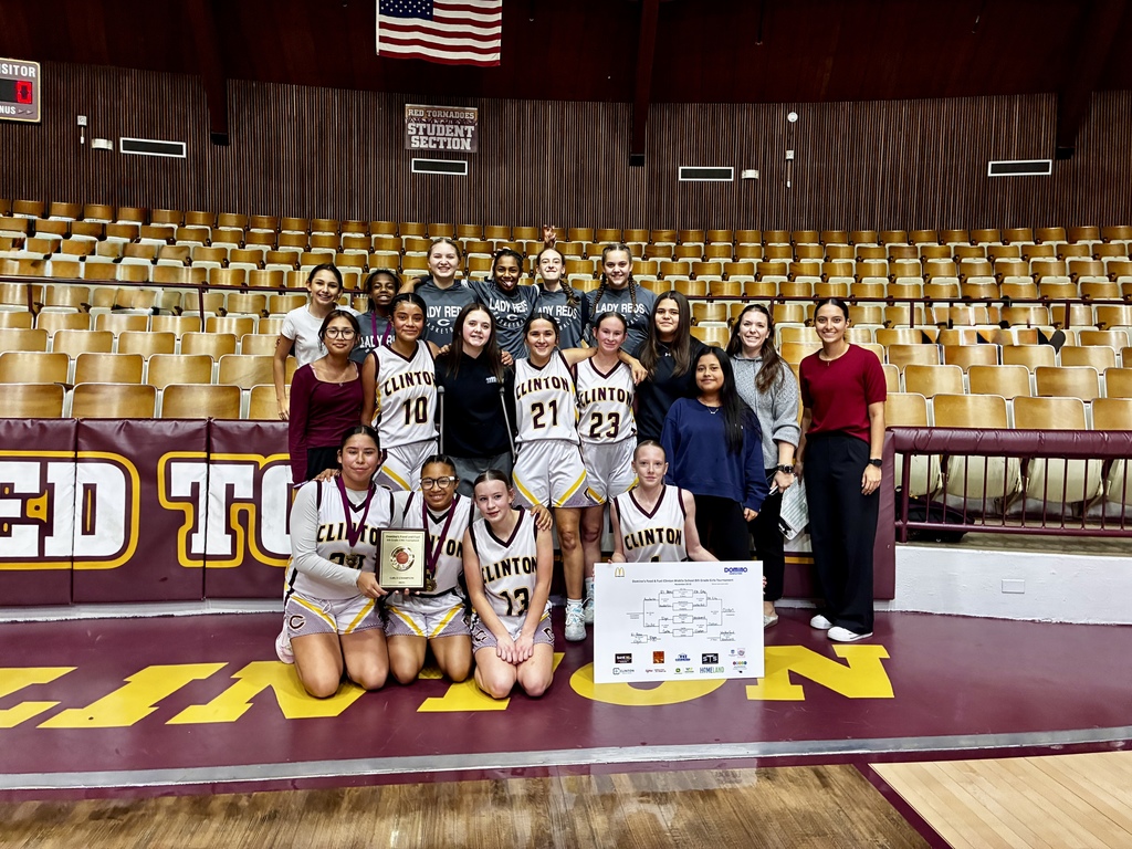 CMS Lady Whirlwinds 8th grade basketball team Tournament Champions
