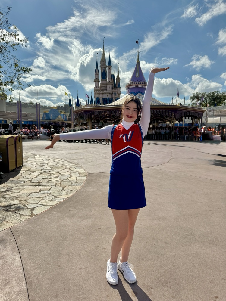 CMS cheerleader at Disney World