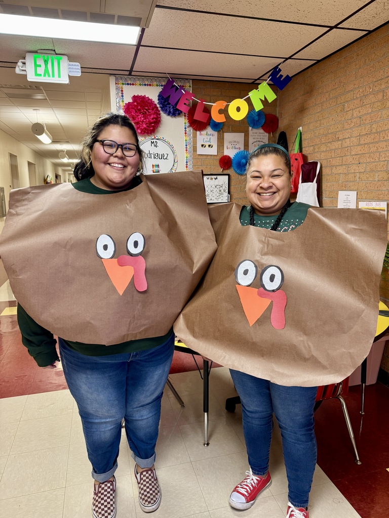 NES staff dressed as turkeys