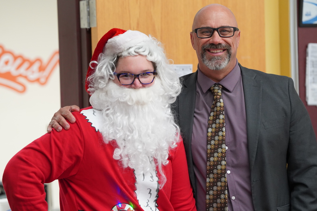 Mr. Meget and Santa