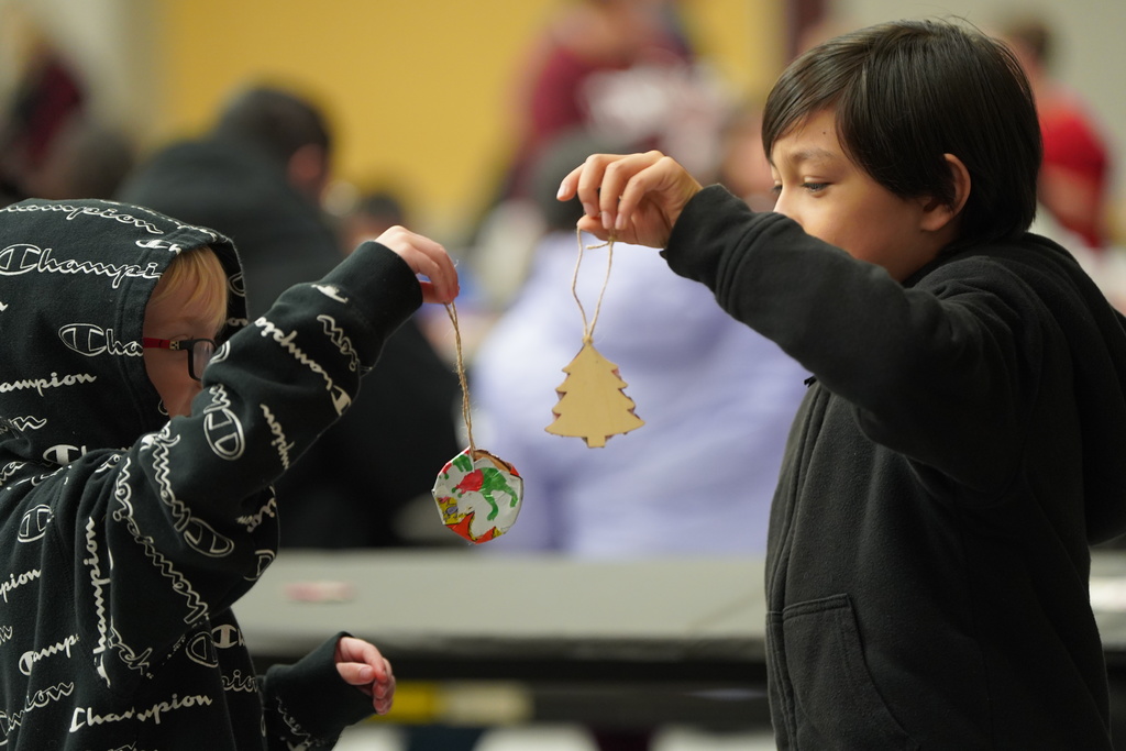 Students at Southwest Family Art Night